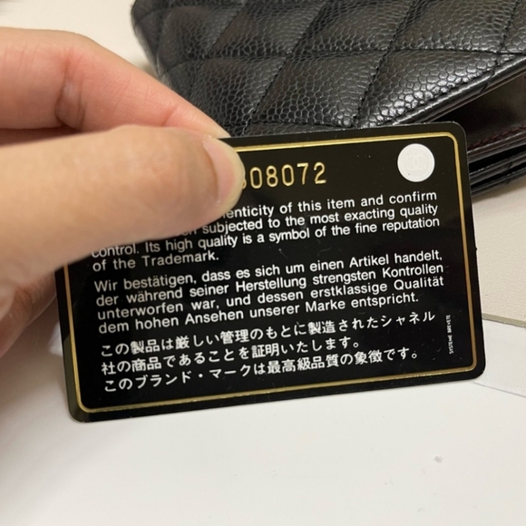 Chanel Caviar Black Wallet - Picture 4 of 5